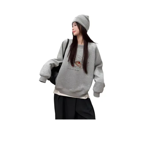 WICK BUEN Серый Женский Свитшот