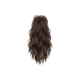 Светло-коричневый [Высокий теменной объем Заколка-краб Конский хвост]