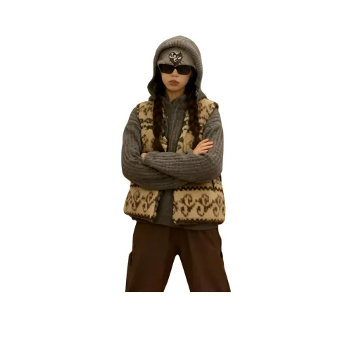 BRG Светлый Кофейный Унисекс Жилеты