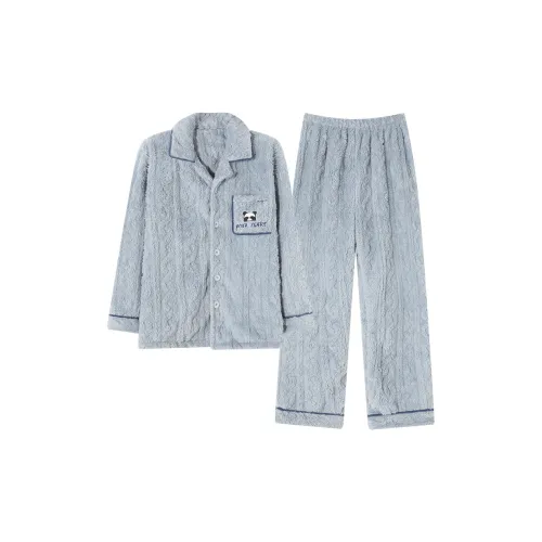 FENTENGCARE Светло-синий Мужской Пижамный комплект