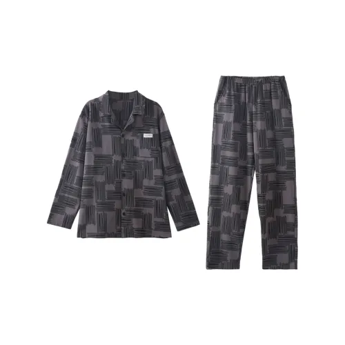 FENTENGCARE Серый Мужской Пижамный Комплект