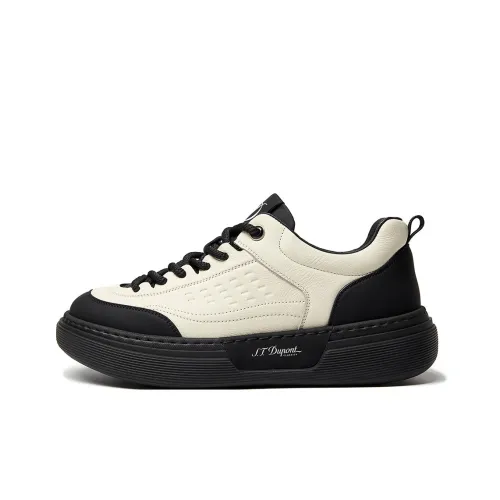 S. T.DUPONT Низкий топ Повседневная обувь Мужская Черный Белый