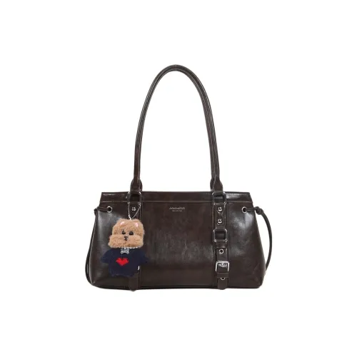 DIFFERENT FACES ПУ (полиуретан) Сумка через плечо Женская Кофейного цвета