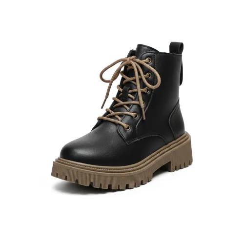 MIFENGDUI Короткий MID Голень Мартин Ботинок Женские