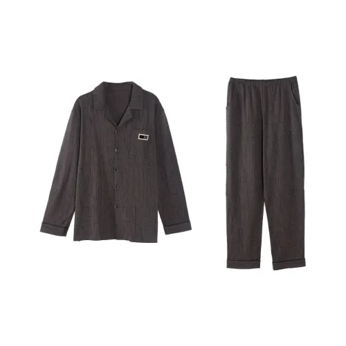 FENTENGCARE Серый Мужской Пижамный Комплект