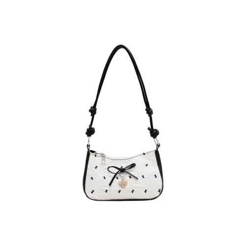 VENUCO ПУ (полиуретан) Сумка через плечо Стандартная Женская Белая Розовая