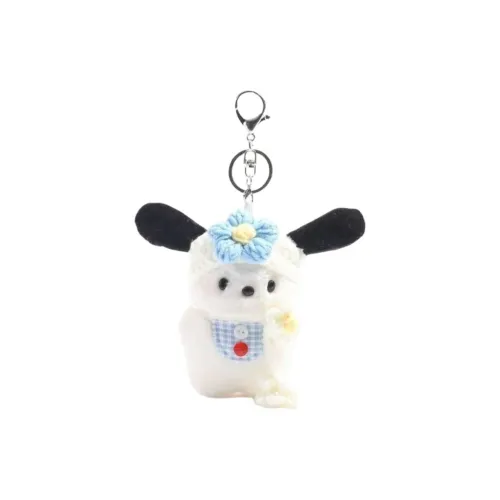 HUXIAOKE Креативный Novelty Нагрудник Черный Ухо Собака Плюшевый Подвеска 12 см Длина Тела