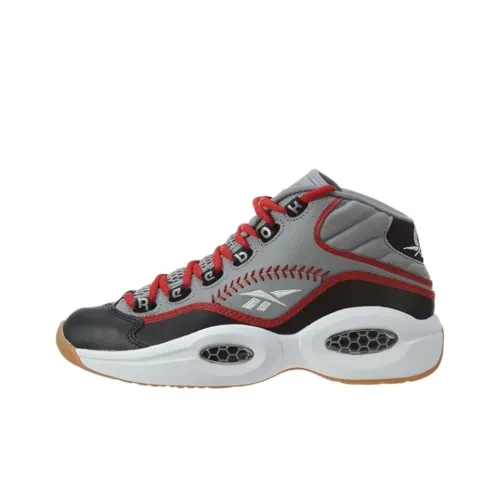 REEBOK Question Mid Топ Детские Баскетбольные кроссовки Серый