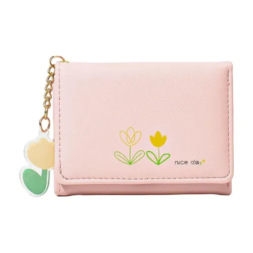 HAWA Кошелек из искусственной кожи держатель для карт маленький женский черный розовый синий зеленый абрикосовый