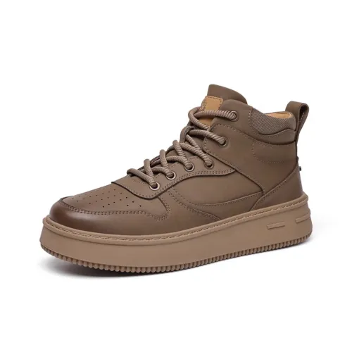 SENJIALUO Износостойкий Дышащий Поддерживающий Легкий Высокий Топ Повседневная Обувь Мужская