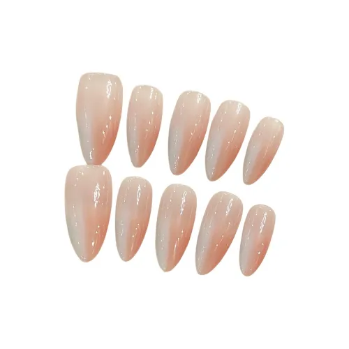 RUIJIN Осветляющий Летний Премиум Ручной Лак для ногтей Роскошный Feel Наклейки для Ногтей Art Нюдовый Миндаль Градиент