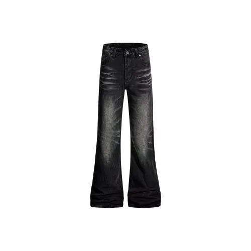 Captainbeer Черные Женские Джинсы