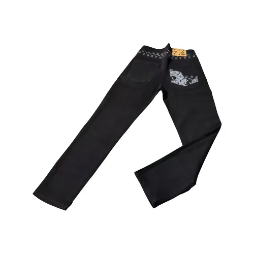 MARTHENAUT Черные Унисекс Джинсы