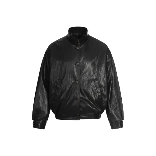 DAMENGDAO Кожа Куртка Унисекс