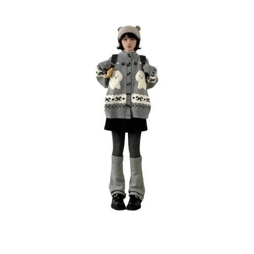 ONENINE34PM Серый Женский Трикотаж