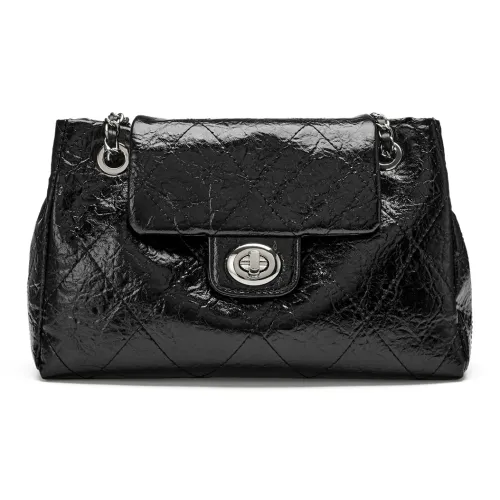 JOSINY Сумка через плечо из синтетической кожи стандартная женская черная кофейная