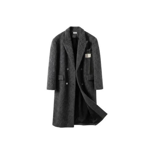 Supremo Cat Темно-серый Унисекс Пальто