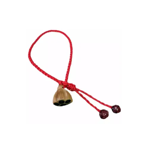 Oukang Браслет с шнурками из киновари женский