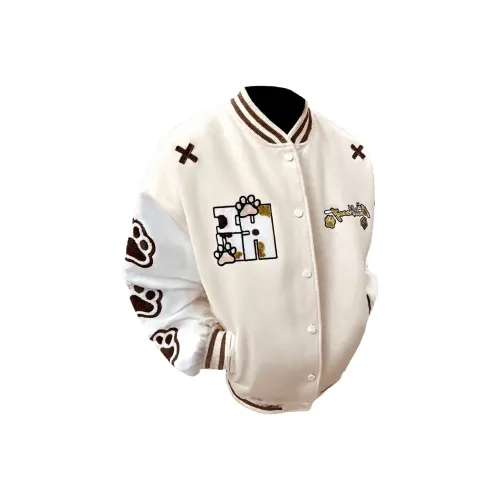 BIXING Абрикос [Утепленный с вышивкой] Унисекс Куртки