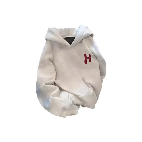 GOYN Белый Серый Школьные Свитшоты