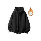 Black (Кардиган Стиль W210) с флисовой подкладкой