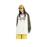 Темно-зеленый и абрикос