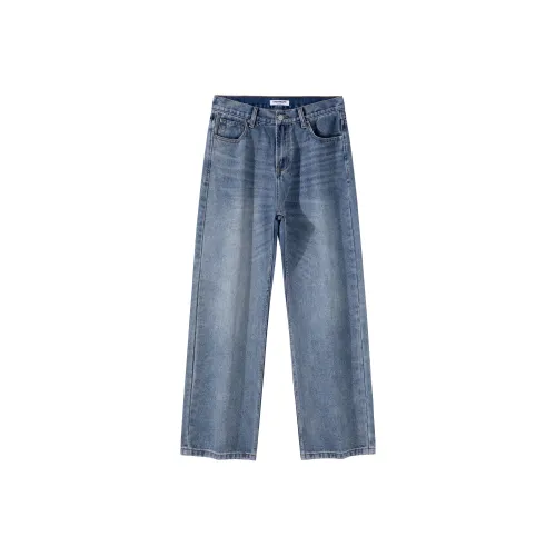 CHOCOOLATE XPB0520 Blue Unisex Jeans CHOCOOLATE XPB0520 Синий Унисекс Джинсы