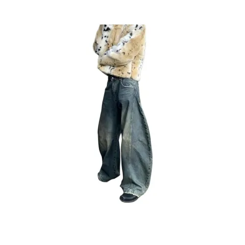 MARTHENAUT Blue Unisex Jeans MARTHENAUT Синий Унисекс Джинсы