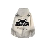 Бело-серый вереск [утолщенный с флисовой подкладкой]