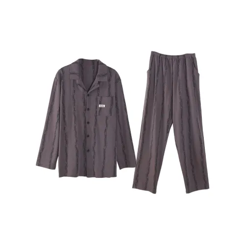 FENTENGCARE Серый Мужской Пижамный Комплект