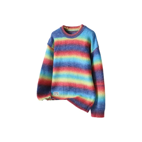 PART WHOLE Dreamy Rainbow Unisex Knitwear