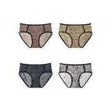 Розовый леопард с принтом + Желтый леопард с принтом + Черный зебра с принтом + Белый зебра с принтом