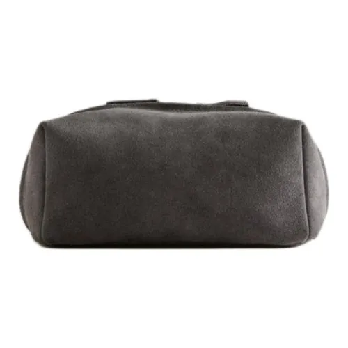 ZARA Collaboration Коровья кожа Путешественный мешок для хранения Унисекс Темно-серый