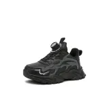 Верх из черной кожи