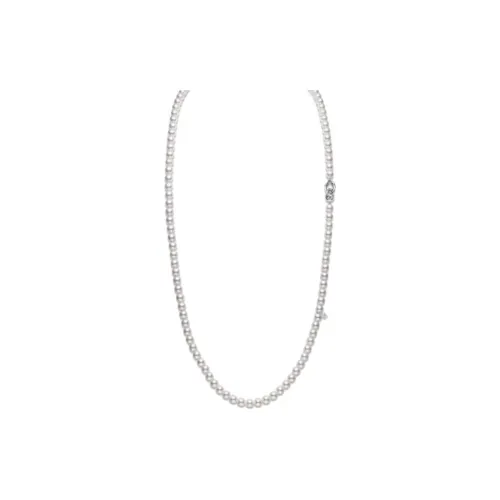 MIKIMOTO Akoya Жемчужные ожерелья Женское Белое