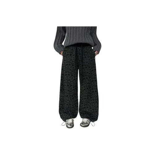 MORii Изображение Цвет С флисовой подкладкой Женские Повседневные Штаны