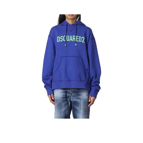 DSQUARED 2 Кобальтовый синий Женские Свитшоты