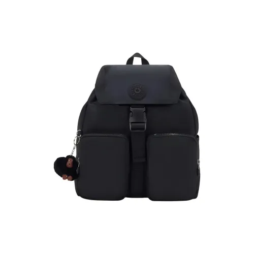 Kipling Полиамид Рюкзак Средний Унисекс Черный