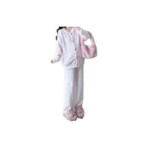 TELENT Розовый Кролик Наборы одежды Женские Пижамные комплекты