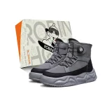 Серый с флисовой подкладкой