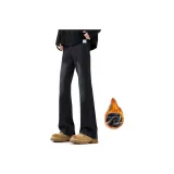 Чёрный Серый [Утолщённый с флисовой подкладкой вариант]