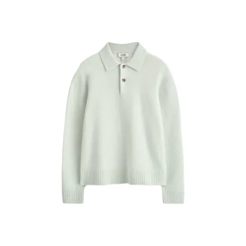 COS Ice Синий Мужская Поло