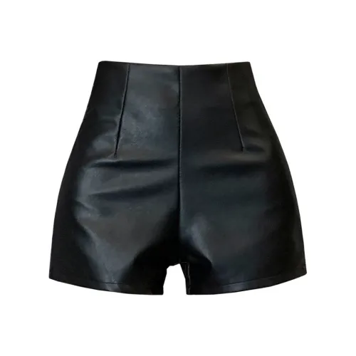 ONENINE34PM Черные Женские Повседневные Шорты