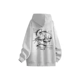 Бело-серый вереск, флисовая подкладка