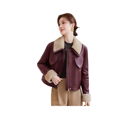 AURORA DIARY Натуральная кожа Куртка Женская