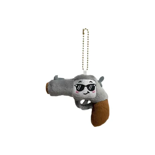 QICAIBOSHI Необычный Креативный Каркамы Revolver Плюшевая Подвеска 9 см Длина Тела