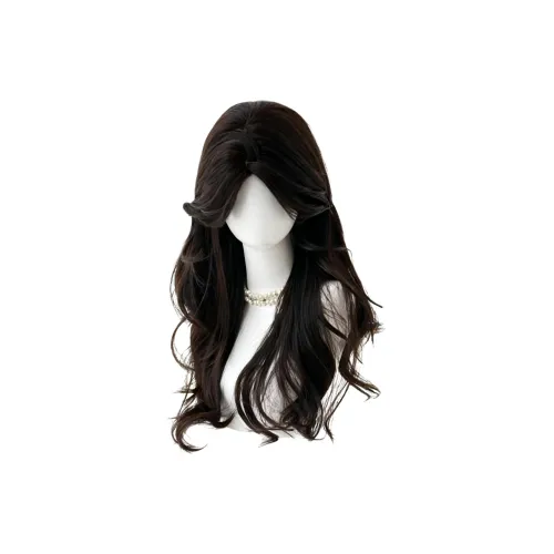 Northward Incline Восемь Персонажов Кисточки Большая волна Длинные кудрявые волосы 65 см Женская парик Высокотемпературная пряжа