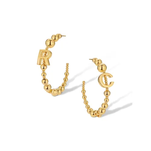 Серьги Retro Chic из позолоченного бронзы женские