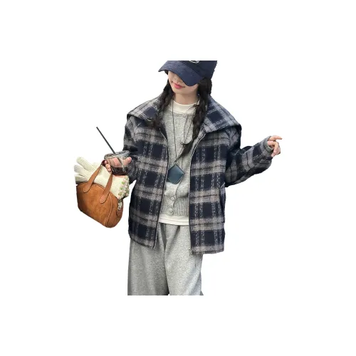 MADALLO Клетчатый Пальто KIDS Топы