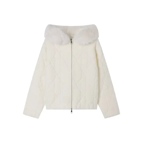 KKX Белый абрикос Женские бархатные куртки